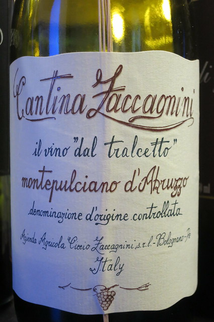Zaccagnini Montepulciano d'Abruzzo 2012 il vino "dal Tralcetto"