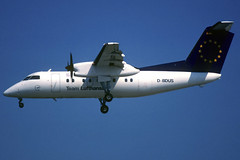 Team Lufthansa DHC-8-106 D-BDUS FRA 12/06/1999