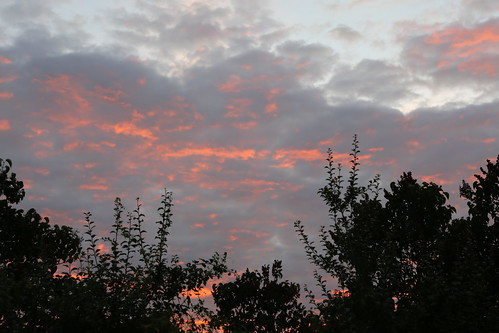 sunset sky weather clouds