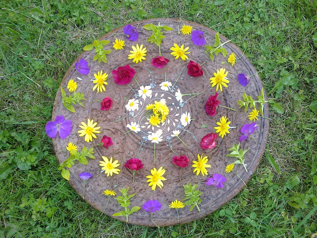 solstice flower mandala