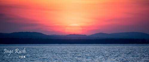 sunset sun lake michigan superior marquette presqueisle