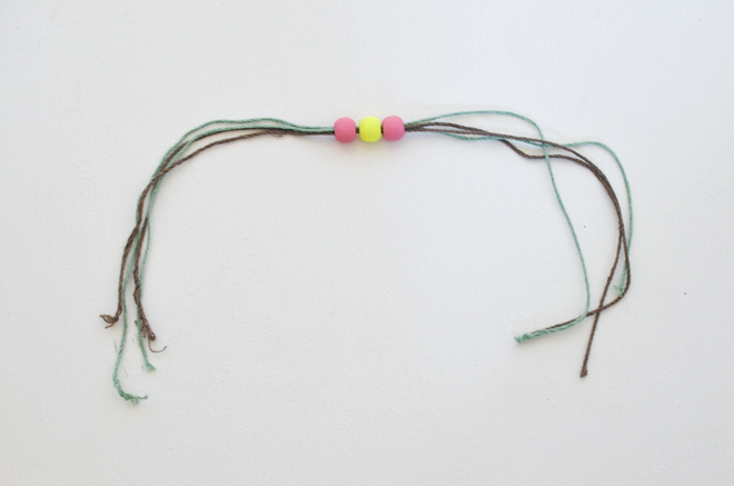 bead & braided friendship bracelet