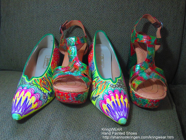 Hand Painted Shoes by Shannon Kringen
