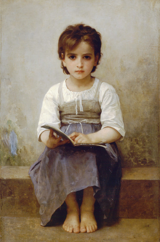 La Leçon Difficile by William-Adolphe Bouguereau, 1884