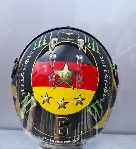 Diseño casco Nico Rosberg GP Alemania de F1