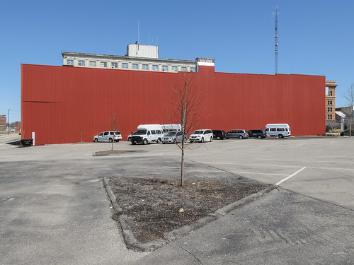 2015 20150405 april april2015 clarkcounty clarkcountyohio fisherstreet highstreet highandfisher img1803 miamivalley ohio springfield springfieldohio westhighstreet buildings cars cloudlesssky commercialbuildings downtown downtownspringfield flowerbed landscaping metalbuilding metalwall mulch ornamentaltrees parkedcars parking parkinglot parkinglotflowerbeds parkinglotislands parkinglotlandscaping parkinglottrees paved pavement red redbuilding redmetalbuilding redmetalwall redwall southwestohio southwesternohio sunny trafficislands triangularflowerbed vans westohio westernohio unitedstates us