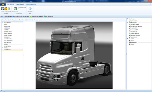 Программа для грузовиков. SCS Extractors. Программа для создания модов. Грузовик в программе KDASIK. Отстройка софта грузовиков.