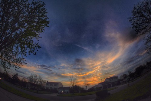 2014 handyphoto hdr tree trees blue app eos dslr jamiesmed iphoneedit teamcanon fisheye canon t1i rebel snapseed sky sunset sun skies light rokinon lens prime geotagged road roads geotag fixed manual focus facebook wide angle landscape cincinnati ohio midwest 500d photography clouds spring april queencity
