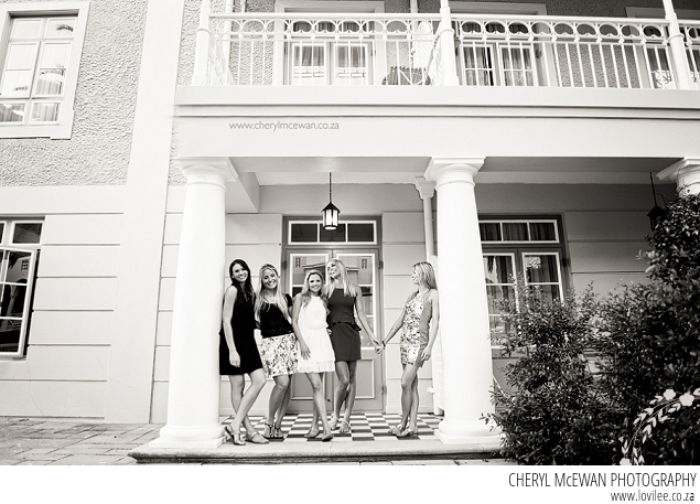 Bridesmaid shoot at Mount Nelson Hotel by Cheryl McEwan
