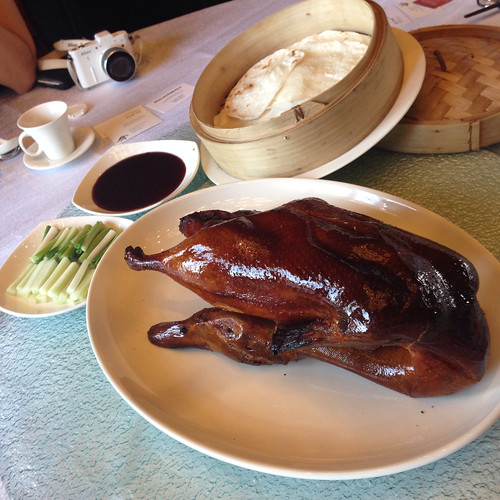 Peking Duck in Downward Facing Duck Pose at Shisen Hanten