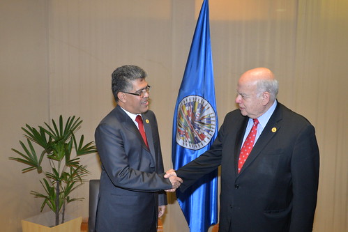 Secretary General meets with Foreign Minister of Venezuela
