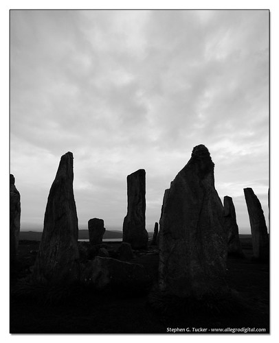 uk standing circle scotland stones united lewis kingdom outer callanish isle hebrides calanais clachan tursachan chalanais