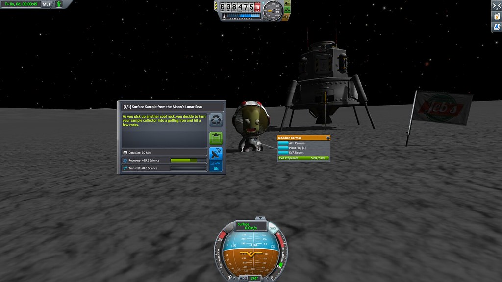 That's one small step for a Kerbal, one giant leap for Kerbal parts.