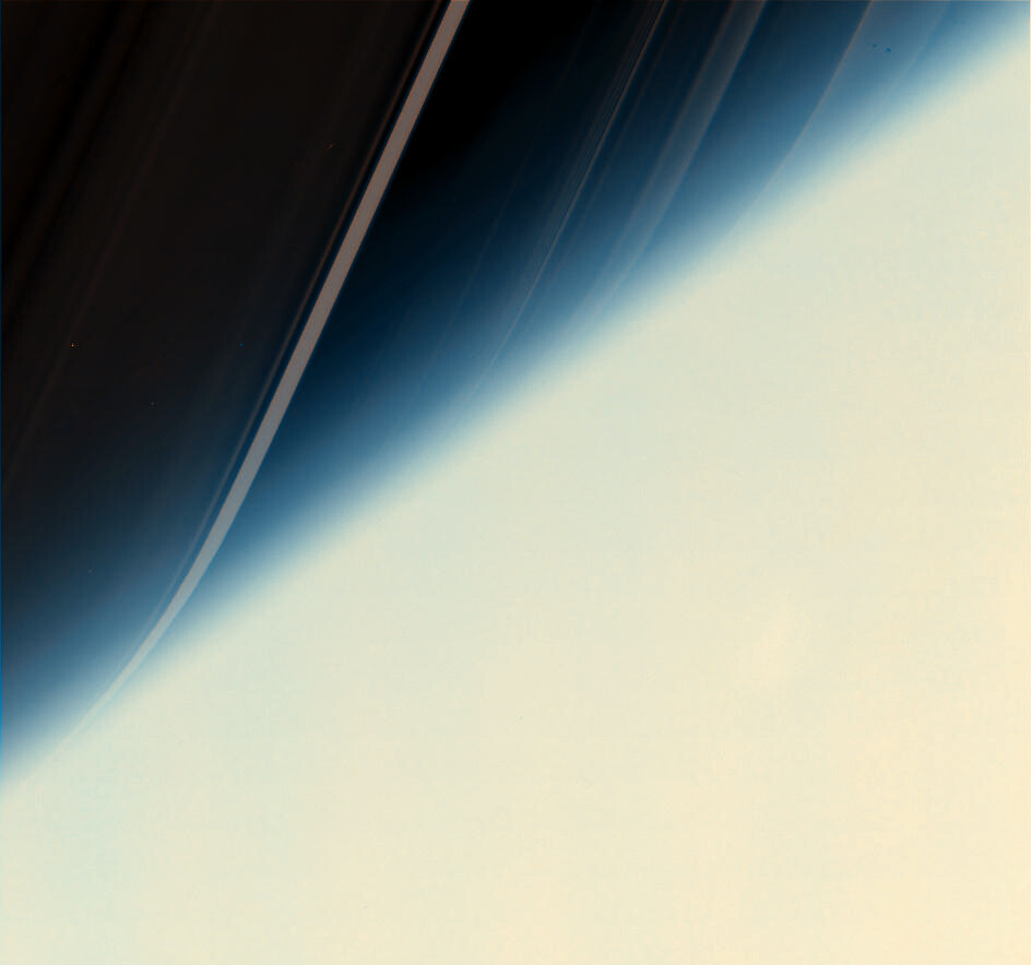 Saturn's Limb & Refracted Rings