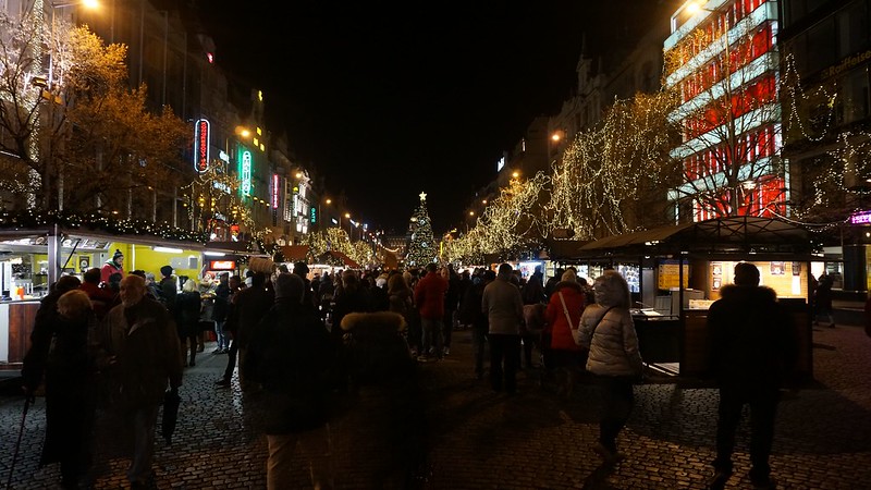 Prague: Christmas Market At Wencenlas Square