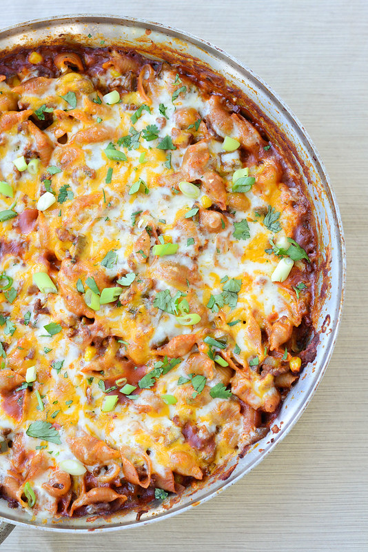 Baked Tex-Mex Macaroni and Cheese