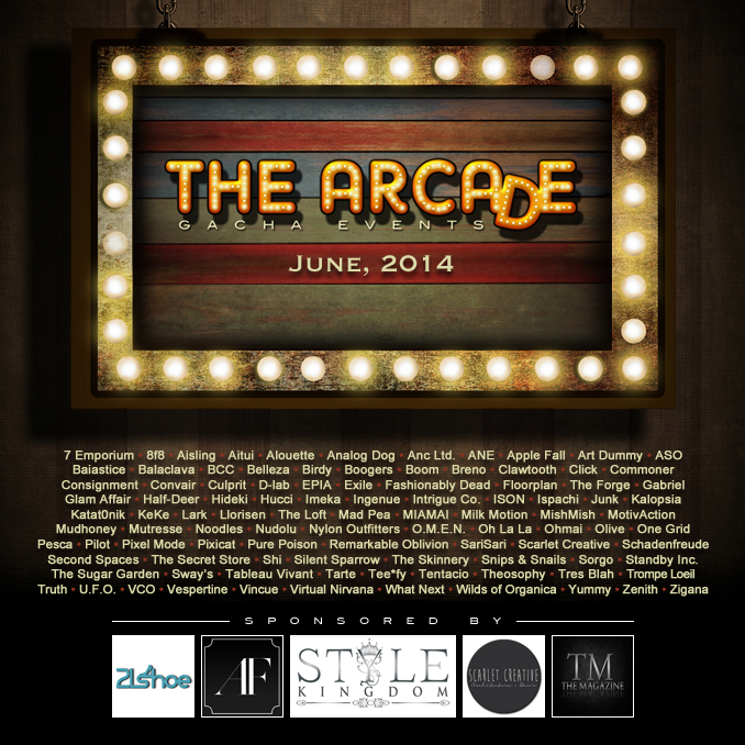 The Arcade - June's Gacha Event Poster