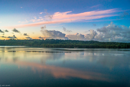 new pink cloud sun reflection clouds sunrise island dawn guinea twilight rainforest papua manus