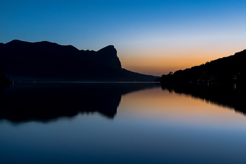 mountain lake landscape austria mirror sonnenuntergang reflect mondsee salzkammergut sunsetg ferlitsch
