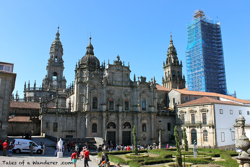 SANTIAGO DE COMPOSTELA - Praza da Inmaculada - Catedral de Santiago de Compostela