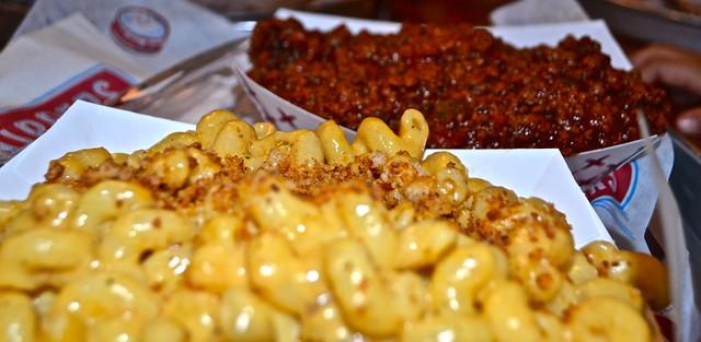 Mac and cheese and sloppy joe Schnippers new york 