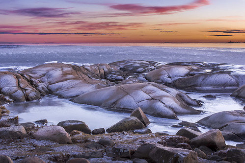 winter sunset ice water norway clouds rocks hvaler asmaløy canon550d bentvelling