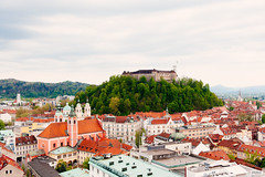 The Ljubljana Castle and old Town