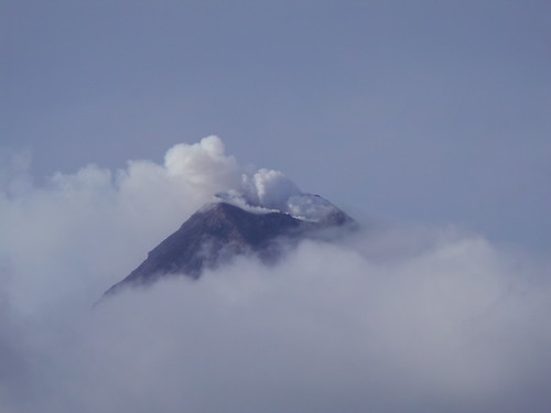 Mayon volcano's summit