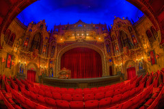 Tampa Theatre Full Fisheye View Merge Glow
