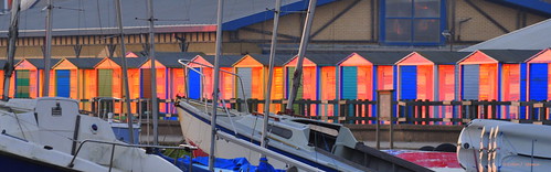 pink colour sunrise coast kent yacht huts hut mast whitstable whistable seaaside