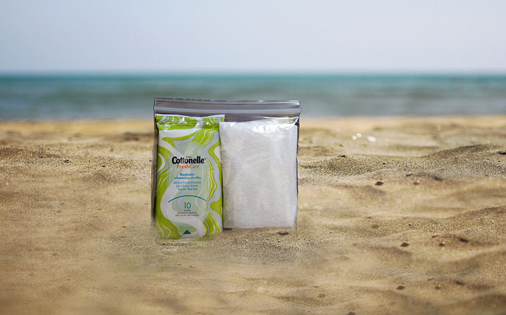 cottonelle and sand