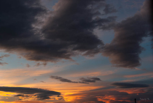 sunset newzealand christchurch sky orange clouds norwestarch