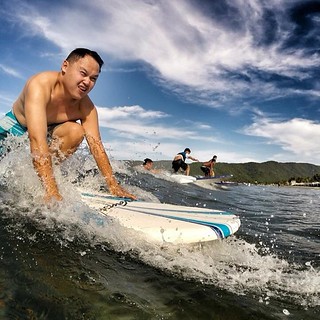 The ride of life. Just go with the flow, don't resist! ❤️  Thanks to sir Patrick (Yunan Reyes) for this cool shot!  #surfing #baler #aurora #itsmorefuninthephilippines #pasyalnikramrevilo #summernikramrevilo #summer2014 #vacation #travel2014 #yolo #living