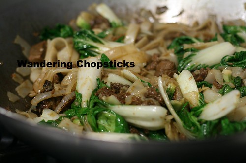 Chinese Char Siu (Barbecued Pork) Bok Choy Chow Fun (Rice Noodle) Stir-Fry 7