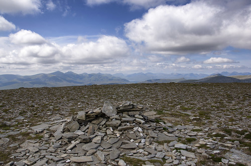 mountain scotland nikon summit cairn munro d90 amfaochagach fannichs