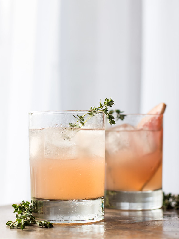 Grapefruit, Thyme, and Lillet Cocktail