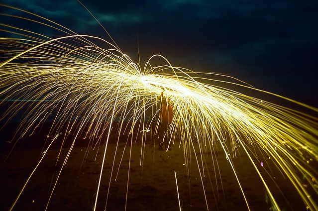 Light Painting with Wire Wool