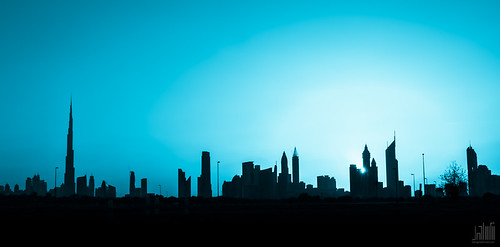 A Part of Dubai Skyline