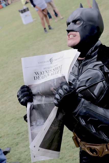 Gotham Batman zip line at San Diego Comic-Con 2014