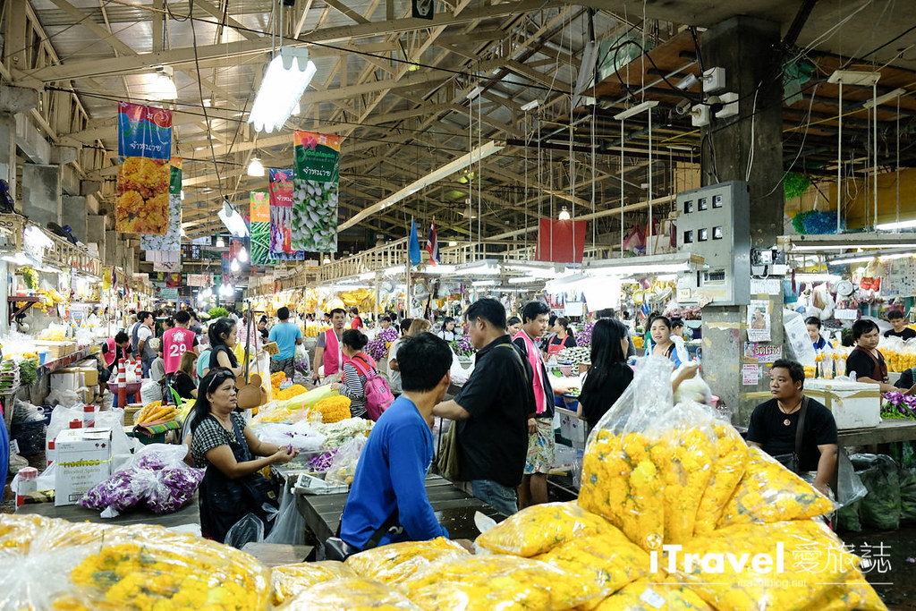 曼谷帕空花市 Pak Khlong Talat Flower Market (16)