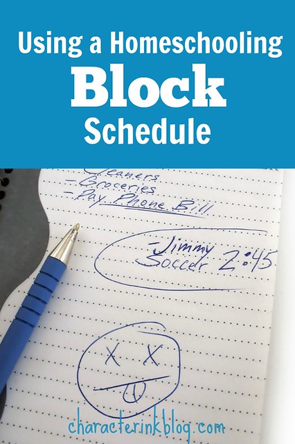 Using a Homeschooling Block Schedule