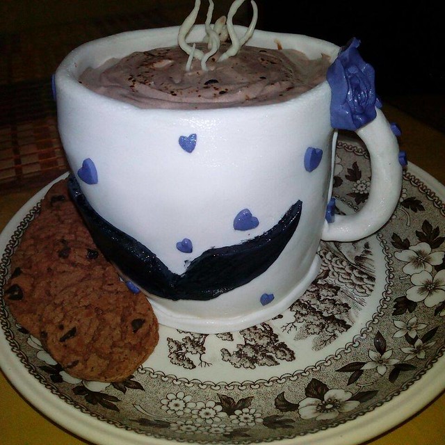 Tea Cup Cake by Syeda Mariam Ahsaan