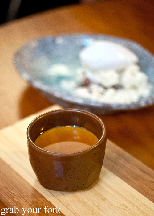 Jasmine tea custard with burnt caramel dessert at Lee Ho Fook, Melbourne