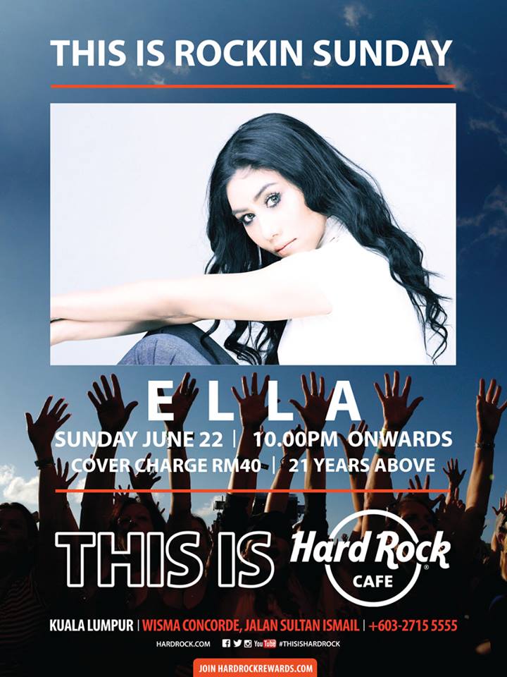 Showcase Ella Di Hard Rock Cafe Kuala Lumpur