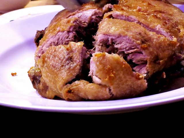 Duck with glutinous rice