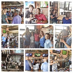 Mosaic of photographs from the CAII Happy Hour at Madison Social on Wednesday, June 18, 2014 in Tallahassee, Florida.