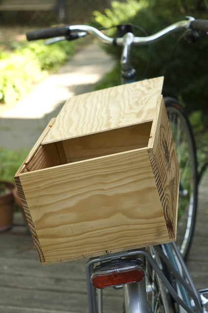 Old Wine Box Bike Trunk