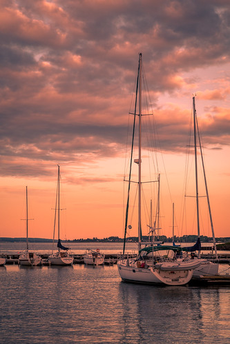 charlottetown pei sunrise sailboats morning