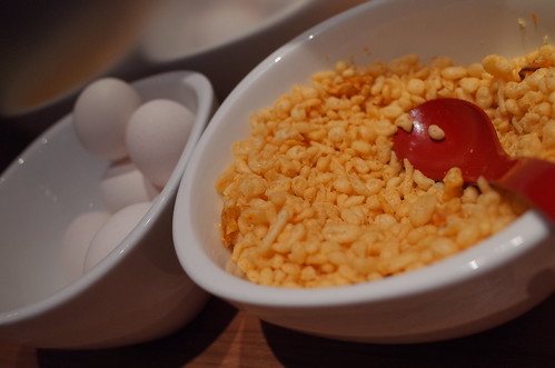 egg & fried ball(tenkasu)