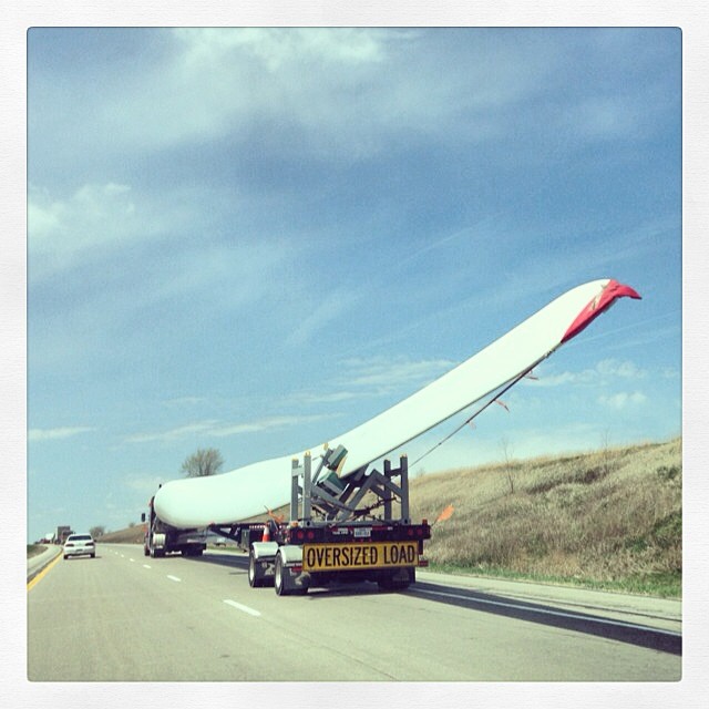 Big things are interesting. #windmillblade